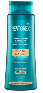 Restorex Kırık ve Yıpranmış Saçlar İçin Keratin & Argan Şampuan