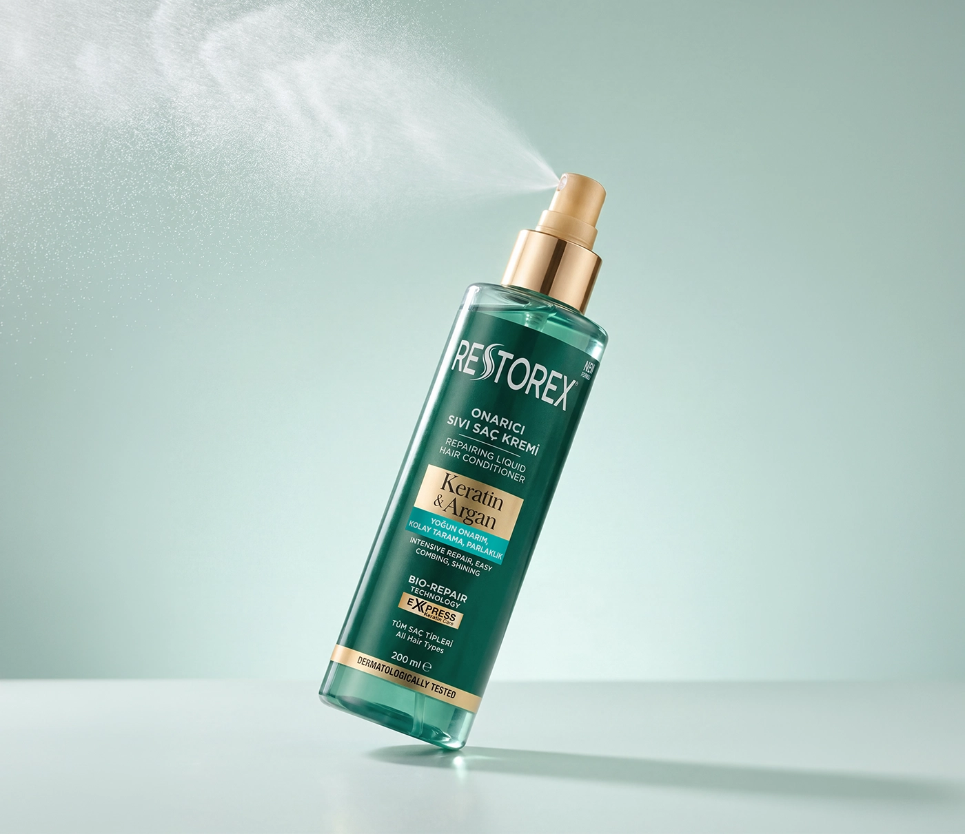 Restorex Keratin & Argan sıvı saç kremi