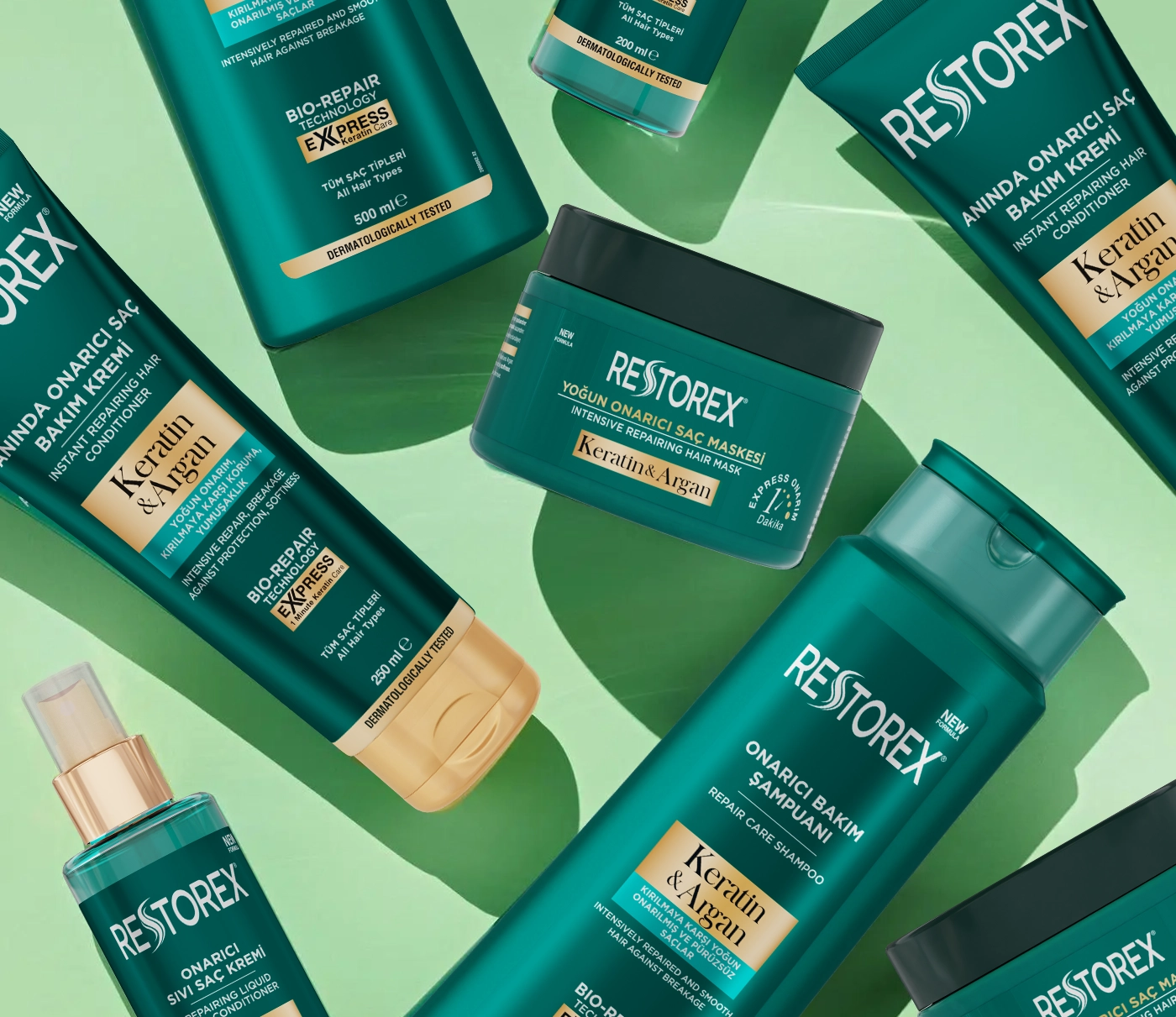 Restorex Keratin & Argan Saç Bakım Maskesi